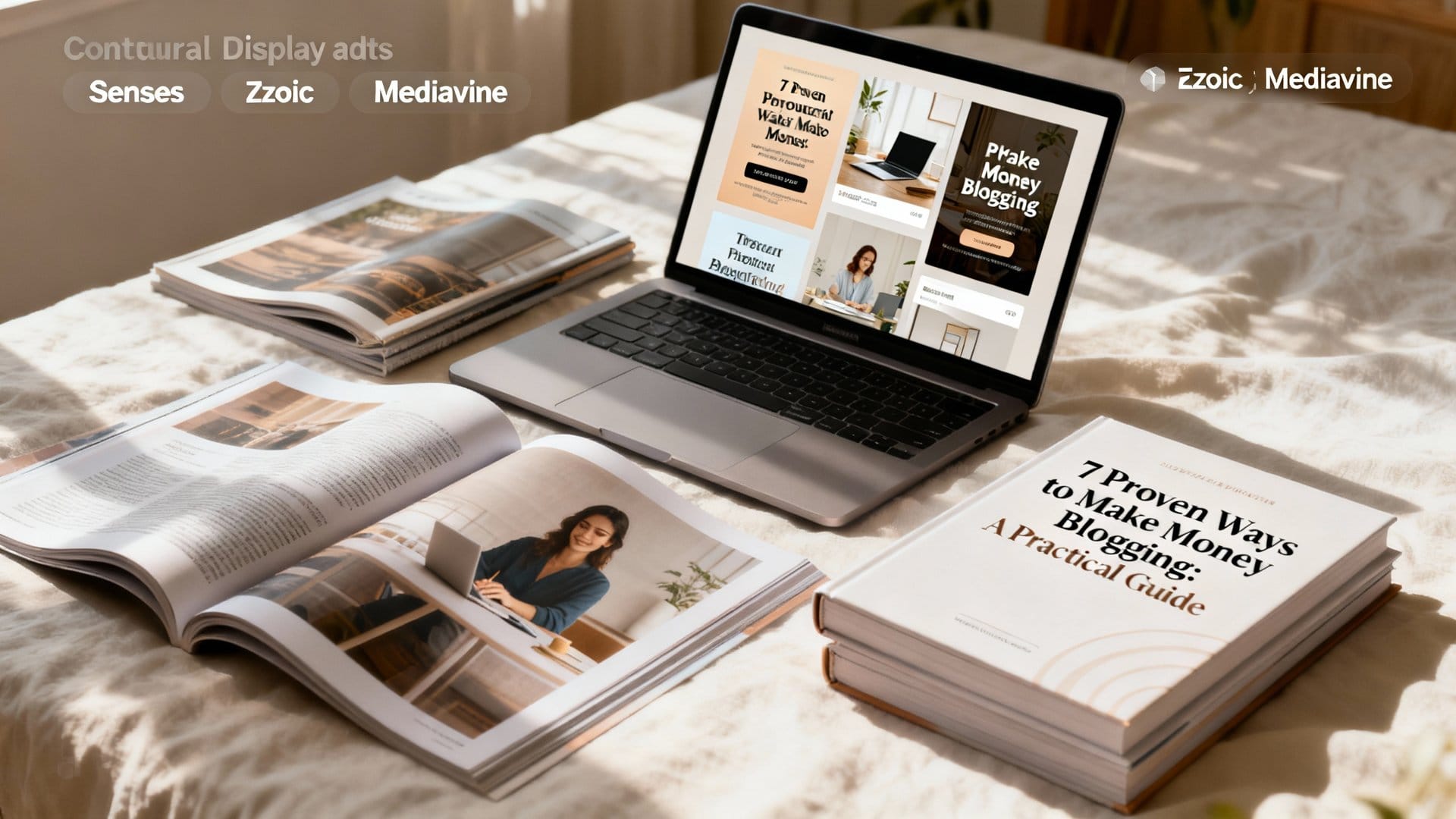 1) Contextual Display Ads (AdSense, Ezoic, Mediavine)