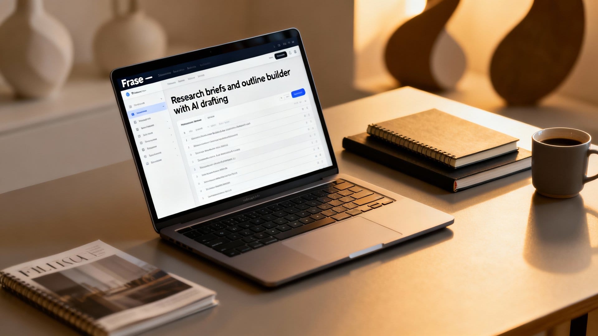 10) Frase – Research briefs and outline builder with AI drafting