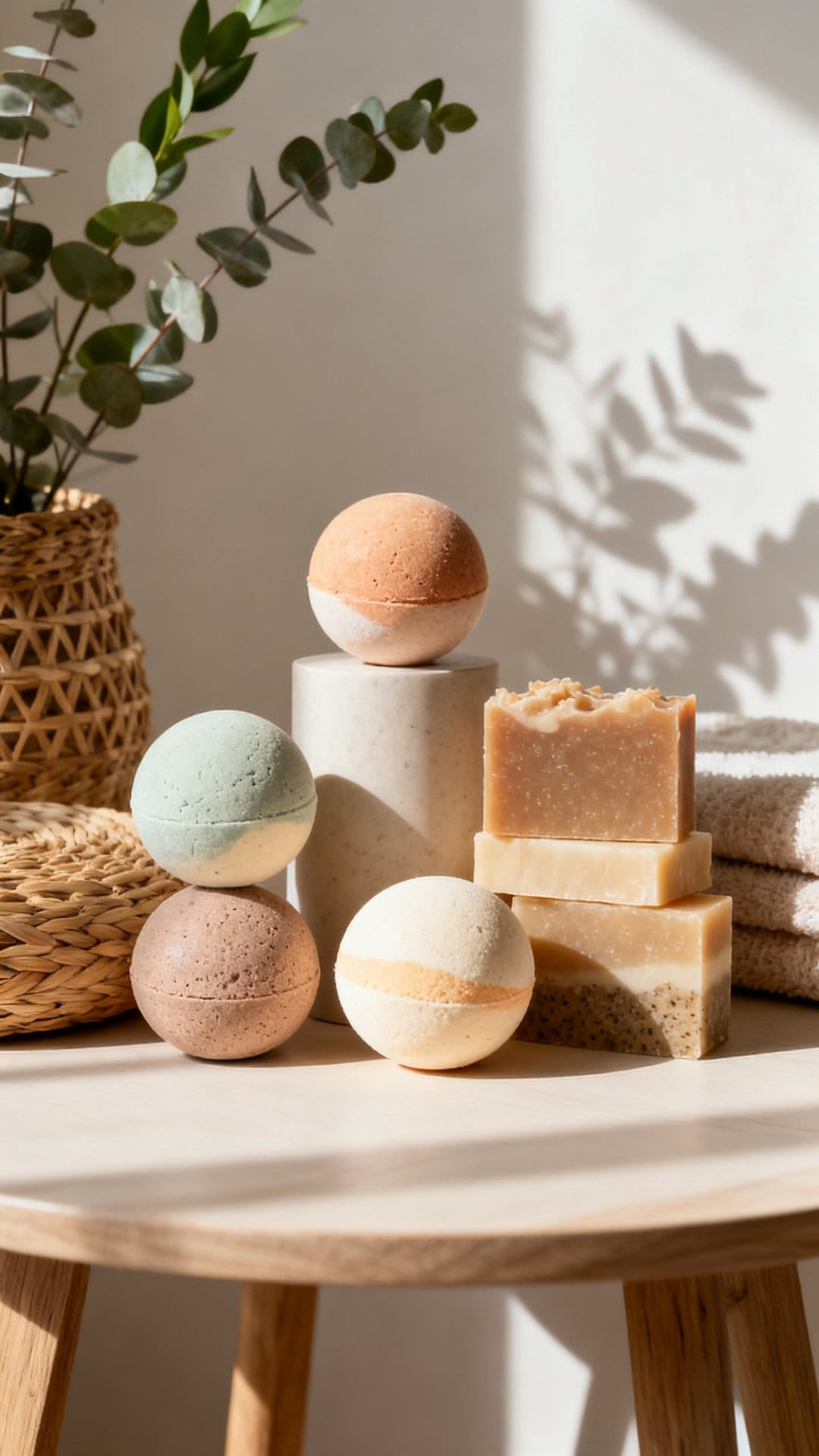 Natural Bath Bombs, Soaps, and Scrubs
