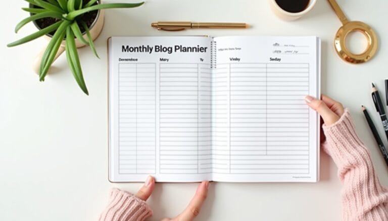 Monthly Blog Planning Template (Free): Plan Posts Faster