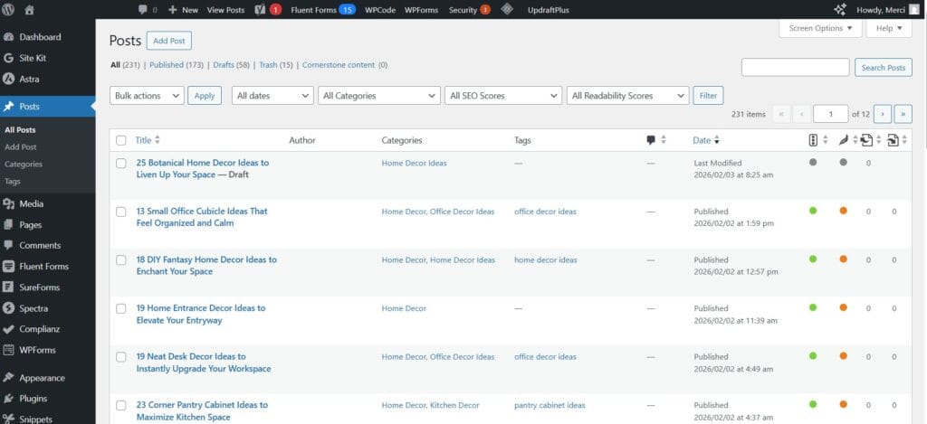 SofilyContentEngine - WordPress draft review