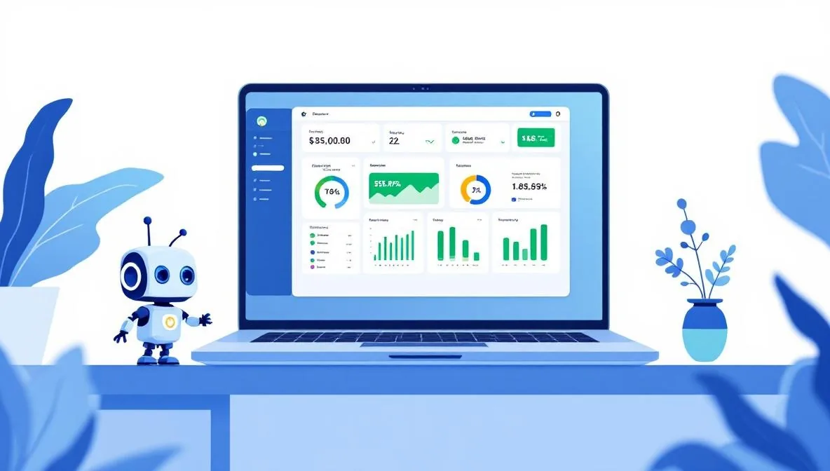 managing an AI agent day to day dashboard illustration