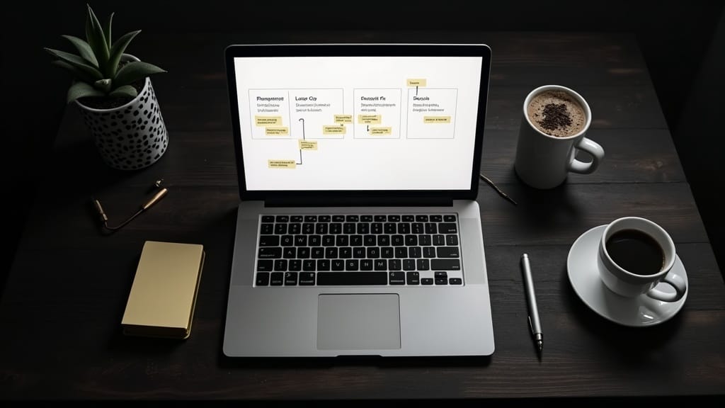 Flowchart showing a single AI agent completing a 5-step content publishing workflow without human in