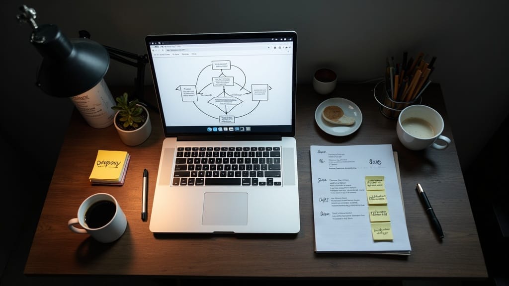 n8n visual workflow builder showing a multi-step AI agent automation for a solopreneur
